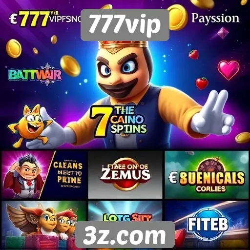 Panorama dos jogos disponíveis na plataforma 777vip